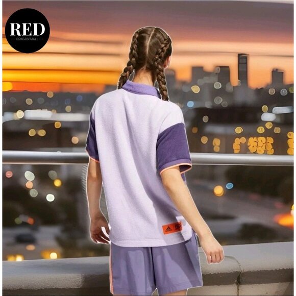 Adidas Hoop York City Shooting Shirt Purple HE1262 - Women's Size L - Picture 2 of 8